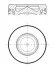 Поршень BMW 5 (F10/G30/F90/F11) 2.0 d (B47 D20 A) 13- (STD) MAHLE 081PI00119000 (фото 1)