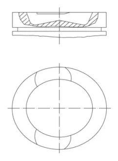 Поршень VOLVO/RVI D11/DXI11 123.0 MAHLE 209 73 00