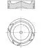 Engine piston. Поршень двигателя MAHLE 2136900 (фото 1)