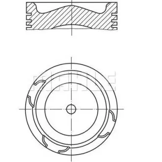 Engine piston. Поршень двигателя MAHLE 2136900