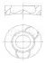 Engine piston. Поршень двигателя MAHLE 6810300 (фото 1)