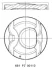 Поршень 77 (1,2) HYUNDAI ACCENT IV, ELANTRA V, I30, I40 I, I40 I CW, IX35, TUCSON, VELOSTER KIA CARENS IV, CEE\'D, PRO CEE\'D, SOUL I, SOUL II, SPORTAGE III, SPORTAGE IV 1.6/1.6LPG 06.10- MAHLE 681PI00110000 (фото 1)