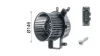 Вентилятор кабiни кондиц. MAHLE AB137000P (фото 12)