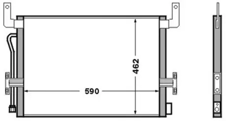 Радиатор кондиционера MAHLE AC 524 000S