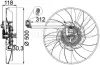 Вентилятор охолодження двигуна MAHLE CFF468000P (фото 2)