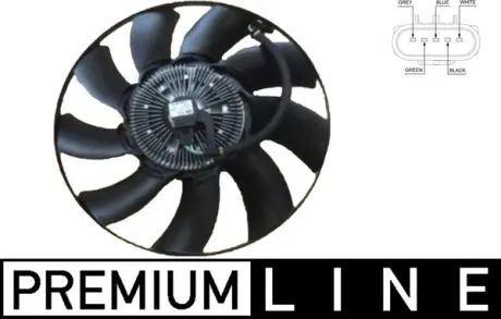 Вентилятор охолодження двигуна MAHLE CFF475000P
