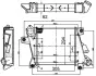 Радіатор інтеркулера MAHLE CI 508 000S (фото 1)