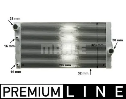 Радіатор охолодження двигуна F01/F02/F03/F04 MAHLE CR1147000P