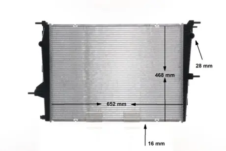 Радиатор охлаждения MAHLE CR 1197 000S