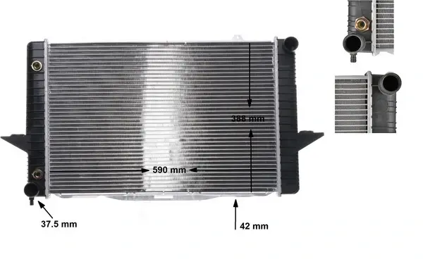Радіатор охолодження MAHLE CR164000S (фото 1)