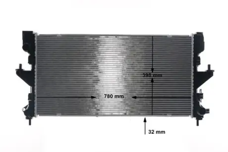 Радіатор охолодження MAHLE CR 2106 000S
