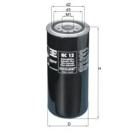 Фільтр гідравлічний, АКПП MAHLE HC12