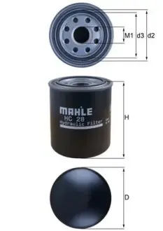 Фільтр гідравлічний, АКПП MAHLE HC28