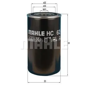 Фільтр гідравлічний, АКПП MAHLE HC62