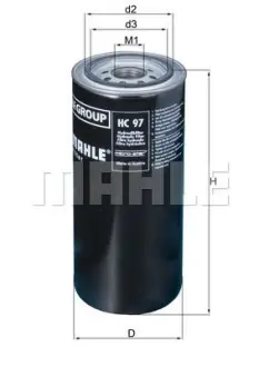 Фильтр гидравлический, АКПП MAHLE HC97