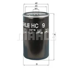 Фільтр гідравлічний, АКПП MAHLE HC9
