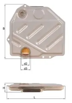 Фільтр гідравлічний, АКПП MAHLE HX48
