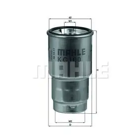 Фильтр топливный MAHLE KC100