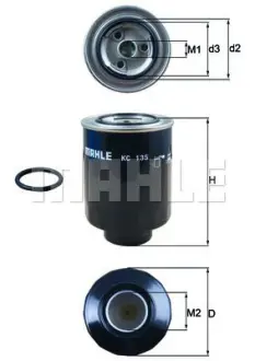 Фильтр топливный MAHLE KC135