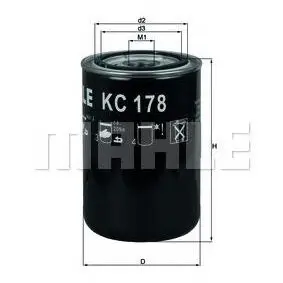 Фильтр топливный MAHLE KC178