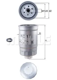 Фільтр паливний MAHLE KC17