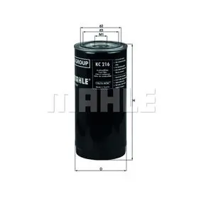 Фильтр топливный MAHLE KC216