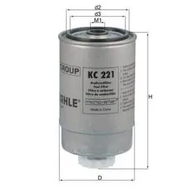 Фільтр паливний MAHLE KC221