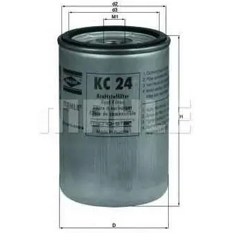 Фільтр паливний MAHLE KC24