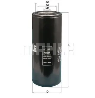 Фільтр паливний MAHLE KC255
