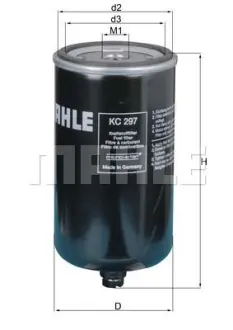 Фільтр паливний MAHLE KC297
