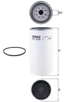 Фільтр паливний MAHLE KC430D
