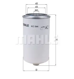 Фільтр паливний MAHLE KC544