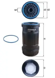 Фільтр паливний MAHLE KC697D