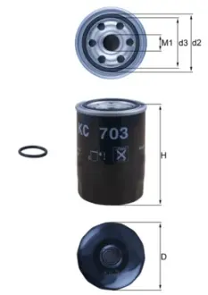Фільтр паливний MAHLE KC703D