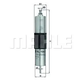 Фільтр паливний MAHLE KL1041