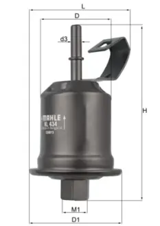 Фільтр паливний MAHLE KL434