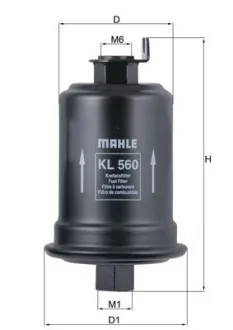 Фильтр топливный MAHLE KL560