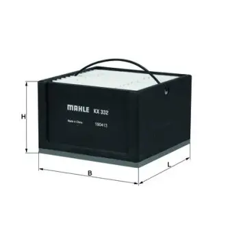 Фільтр паливний MAHLE KX332