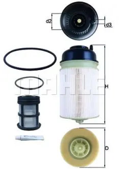 Фільтр паливний MAHLE KX400KIT