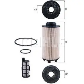 Фільтр паливний MAHLE KX403KIT