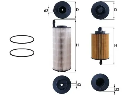 Автозапчасть MAHLE KX645KIT