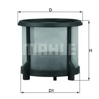 Фільтр паливний MAHLE KX72D1