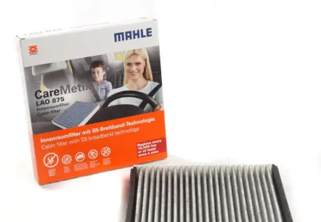 Фільтр салону, вугільний антибактеріальний MAHLE LAO875