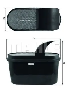 Фільтр повітряний MAHLE LX3555