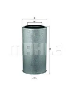 Фільтр повітряний MAHLE LX627