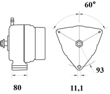 Генератор MAHLE MG 795