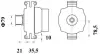 Генератор 28V 80A MAHLE MG 796 (фото 2)