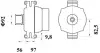 Генератор MAHLE MG 799 (фото 2)