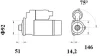 Стартер MAHLE MS781 (фото 2)