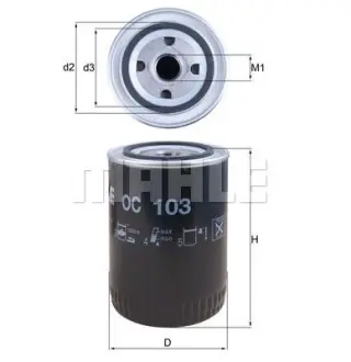 Фільтр масляний MAHLE OC103